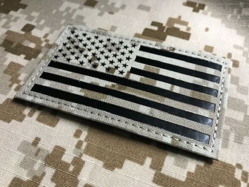 Infrared NWU Type II / AOR1 IR US Flag Patch Forward