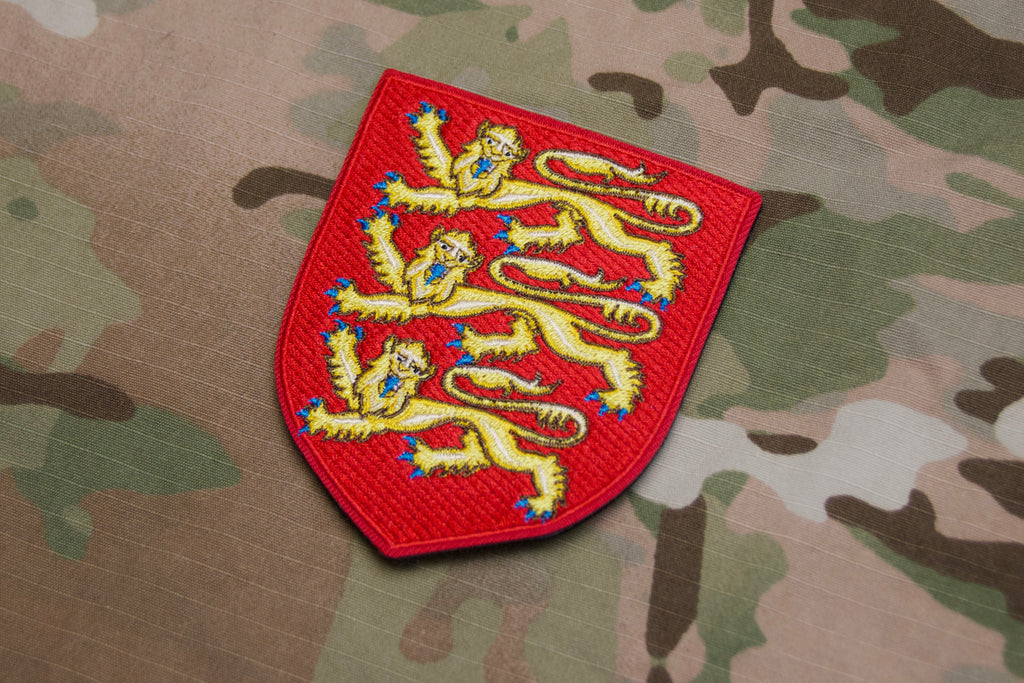 Premium Embroidered Three Lions England Coat Of Arms Patch