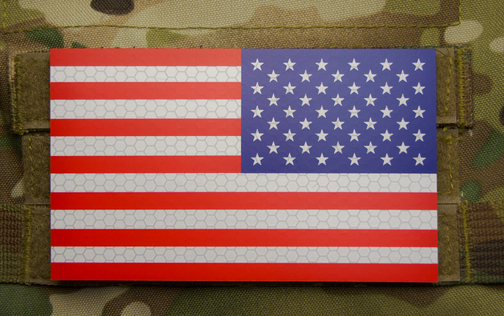 Large SOLAS Reflective Reverse US Flag