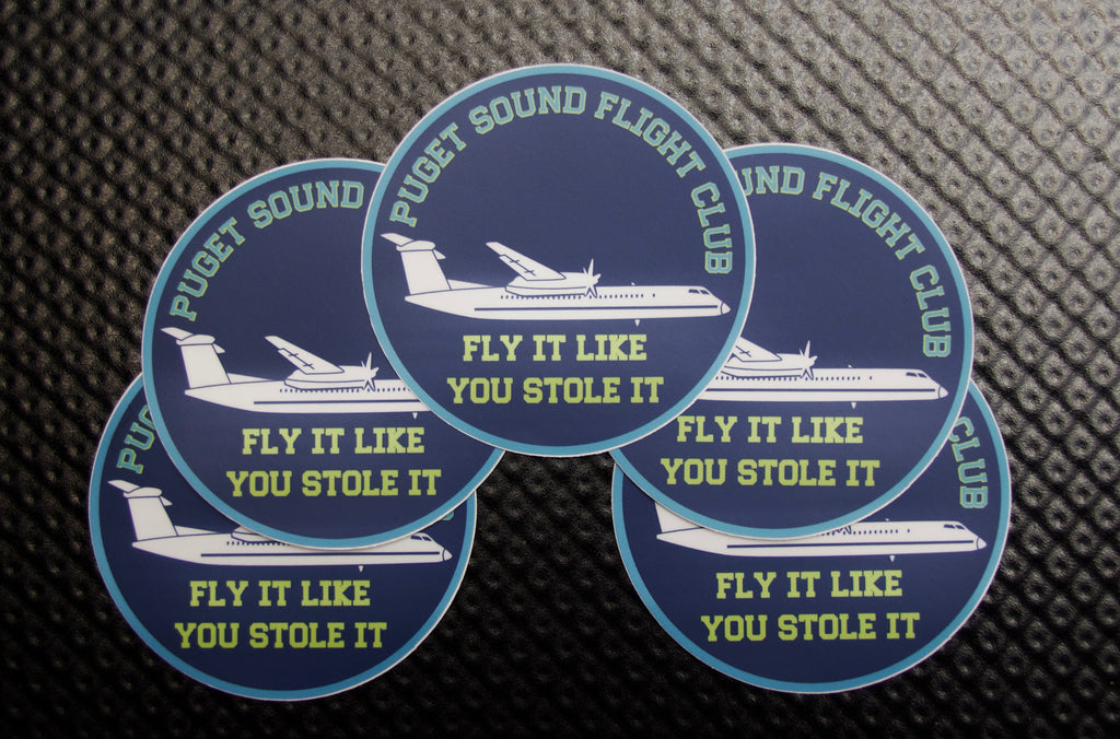 Puget Sound Flight Club 5 Piece Sticker Set