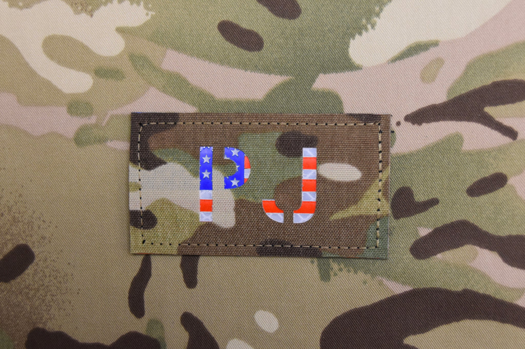 PJ Multicam Infrared US Flag callsign Patch