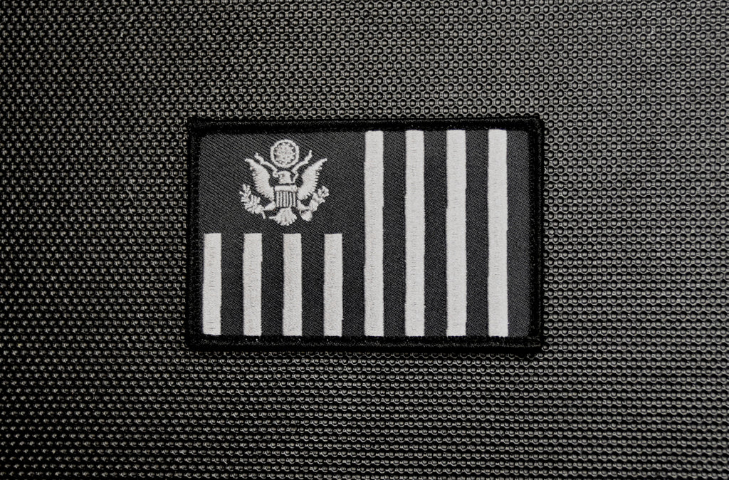 Subdued US Coastguard Ensign Flag Patch