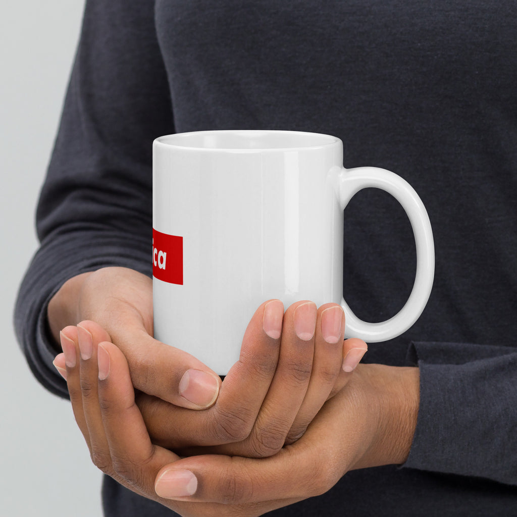 Indica Supreme White Glossy Mug