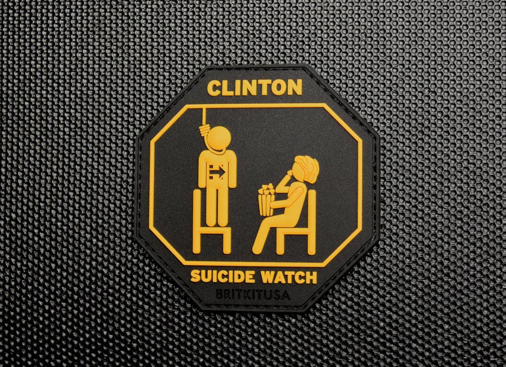 Clinton Watch 3D PVC Morale Patch