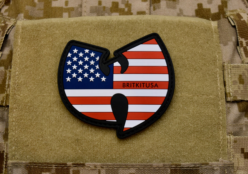 Wu Tang Stars & Stripes 3D PVC Morale Patch