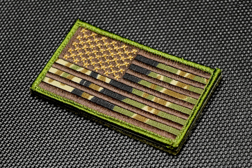 Tiger Stripe FWD US Flag Embroidered Patch