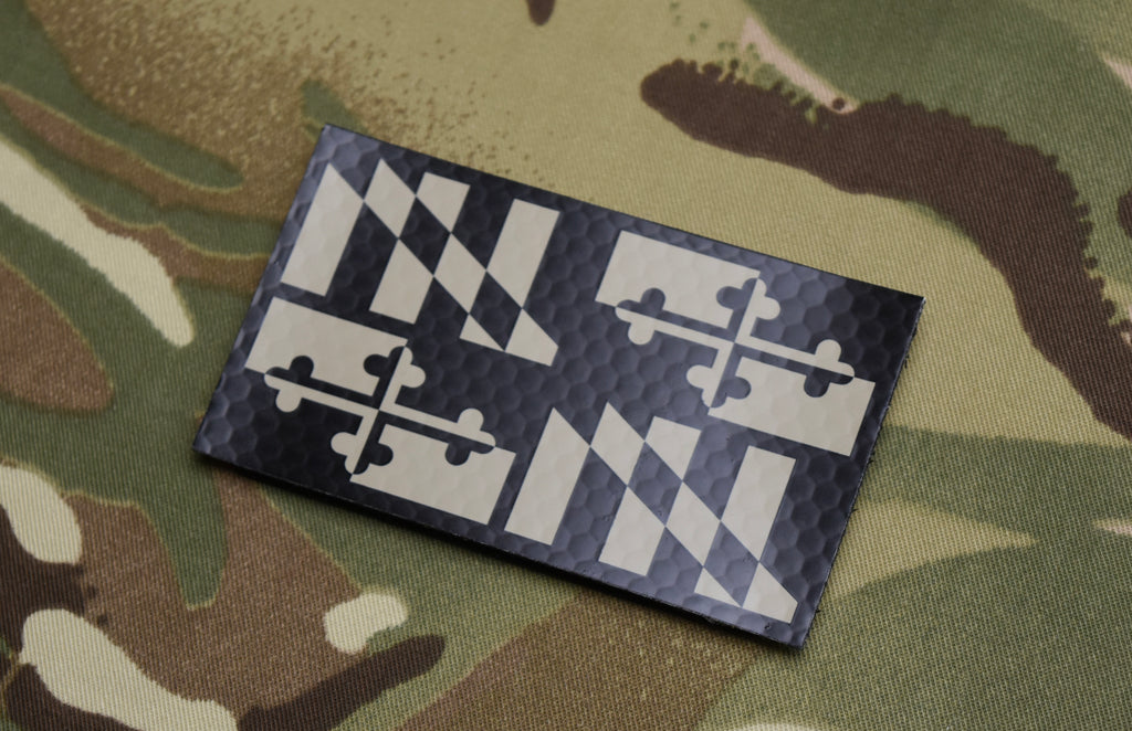 Infrared Maryland State Flag Patch