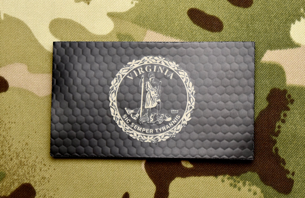 Infrared Virginia State Flag Patch