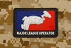 Major League Operator 3D PVC Morale Patch