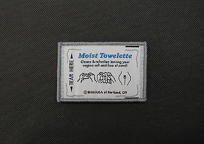 Moist Towelette Woven Morale Patch