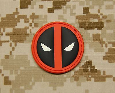 Deadpool GITD 3D PVC Morale Patch