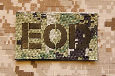 Infrared NWU Type III IR EOD Call Sign Patch