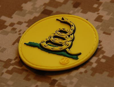 Don't Tread On Me Gadsden American Flag Patch (Embroidered Hook)