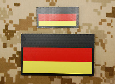 IR German Flag Standard & Mini Patch Set