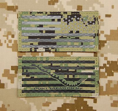 IR NWU Type III Reverse US Flag & First Navy Jack Patch Set - Full Size 4