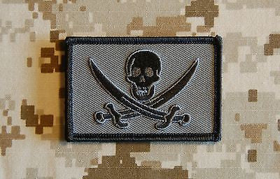 Mas Grey Calico Jack Morale Patch