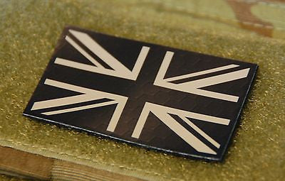 Mini UK IR Flag Patch - Tan & Black