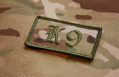 K9 Dog Handler Patch - Multicam & OD Green