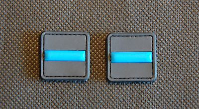 Premium Embroidered UK Thin Blue Line Poppy Patch