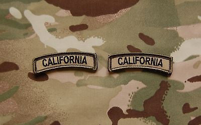 California State Tab Patch Set - Multicam