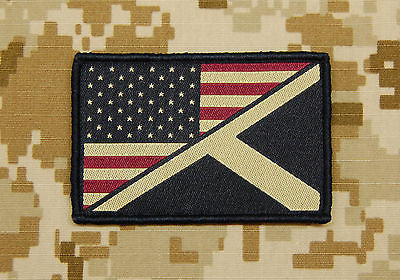 US/UK Subdued Friendship Flag Woven Morale Patch
