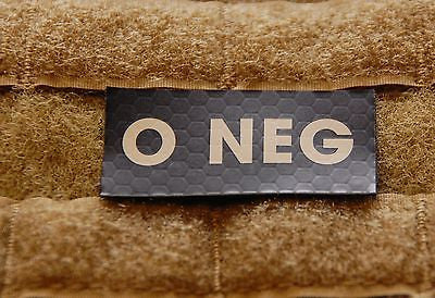 Infrared O NEG Blood Type Patch