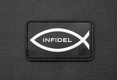 Infidel Christian Fish GITD 3D PVC Morale Patch