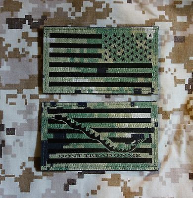 IR NWU Type III Reverse US Flag & First Navy Jack Patch Set