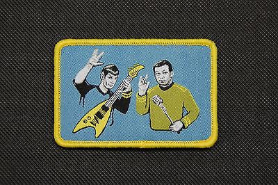 Rock Out With Your Spock Out Woven Morale Patch Star Trek