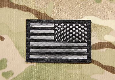 Infrared Blackout IR US Reverse Flag Patch