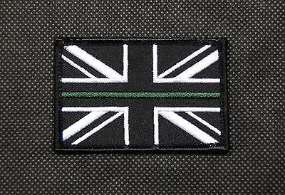 UK Thin Green Line Union Flag Patch