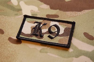 K9 Dog Handler Patch - Multicam & Black
