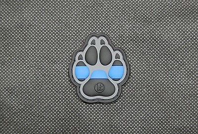 K9 Thin Blue Line 3D PVC Morale Patch