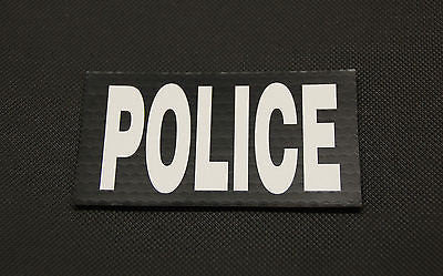 Infrared POLICE Patch Black & White