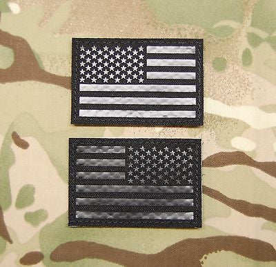 Infrared Multicam IR US Flag Patch Set