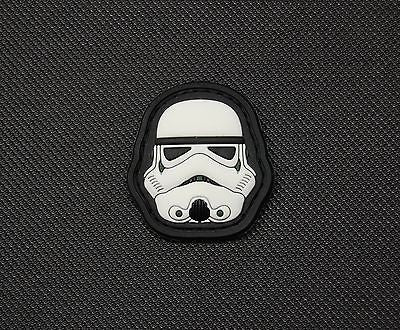 Mini Stormtrooper Helmet 3D PVC Morale Patch