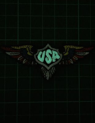 USA Wings GITD Morale Patch