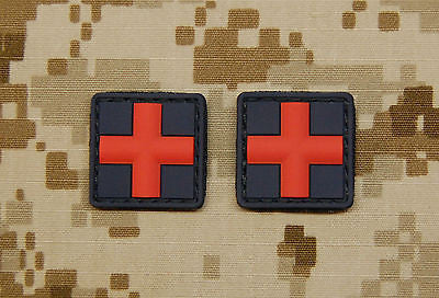 Medic / Red Cross 3D PVC Patch Set
