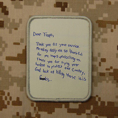Dear Troops Letter Morale Patch