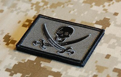 Mas Grey Calico Jack Morale Patch
