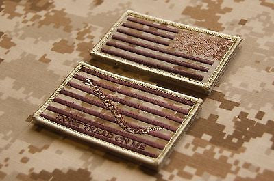 NWU Type II Reverse US Flag & First Navy Jack Uniform Patch Set