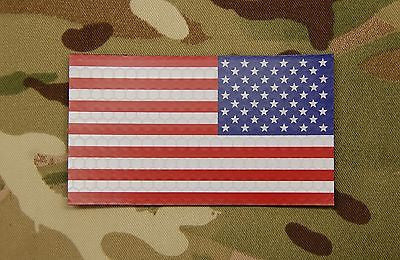 SOLAS Infrared Reflective Reverse Ful Color US Flag Patch