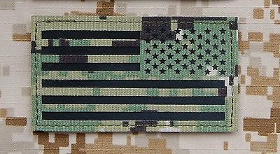Infrared NWU Type III IR Reverse US Flag Patch