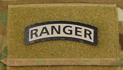 ARMY RANGER TAB ROCKER 5 BACK JACKET EMBROIDERED MILITARY PATCH ARMY RANGER TAB ROCKER 5 BACK JACKET EMBROIDERED MILITARY PATCH