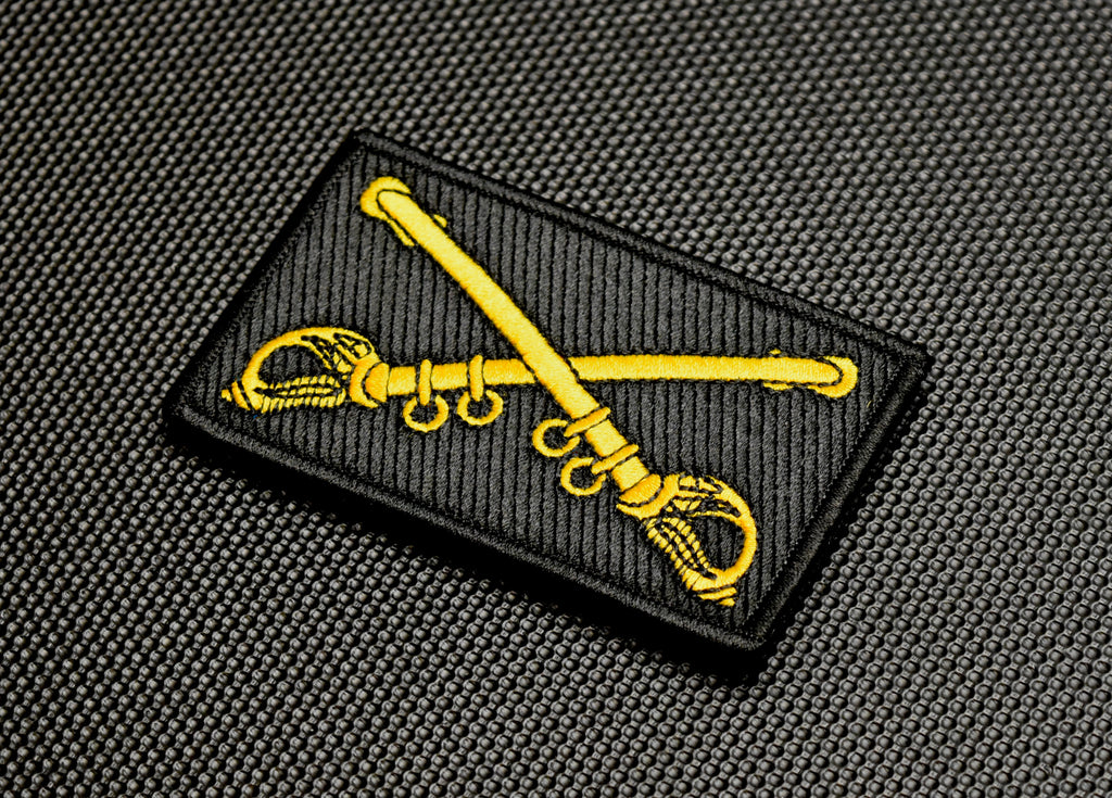 Crossed Sabres Premium Embroidered Morale Patch