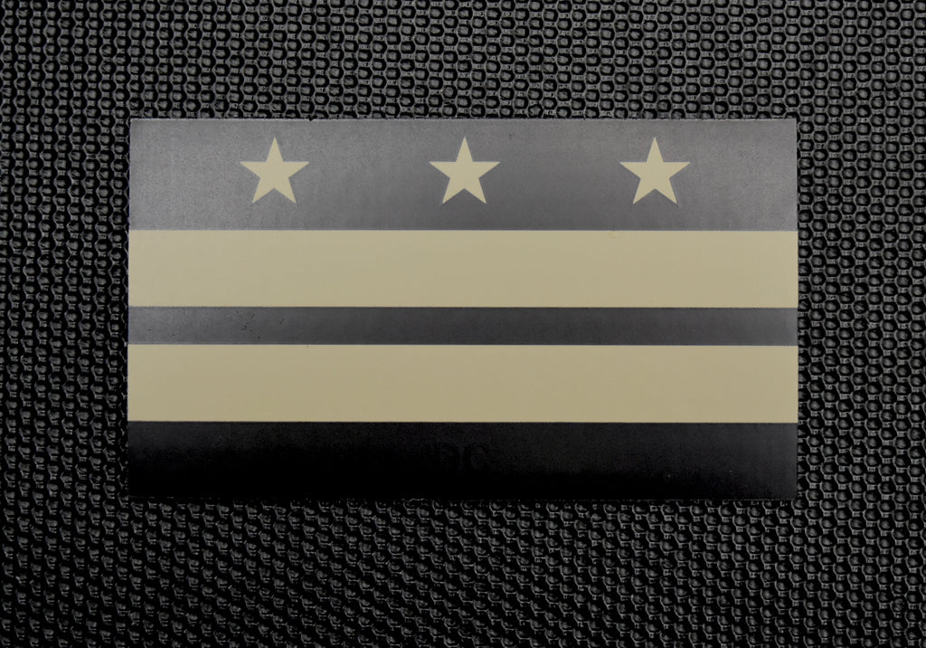 Infrared District Of Columbia Flag Patch