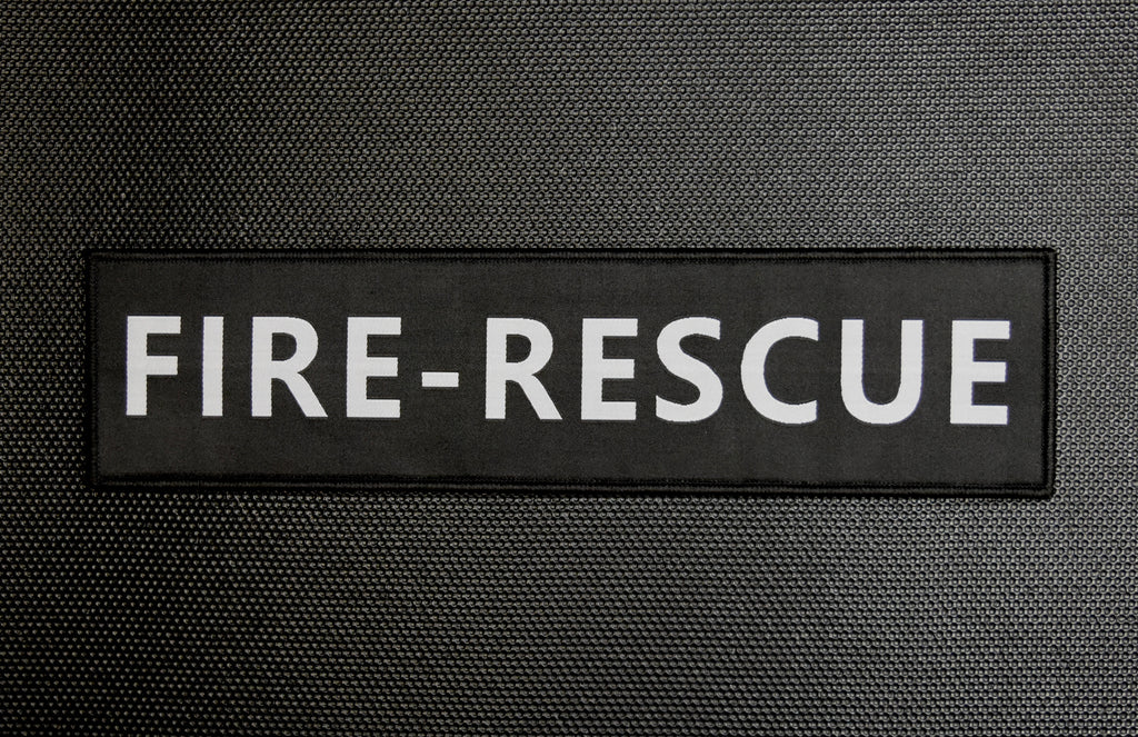 Woven FIRE RESCUE Placard Patch