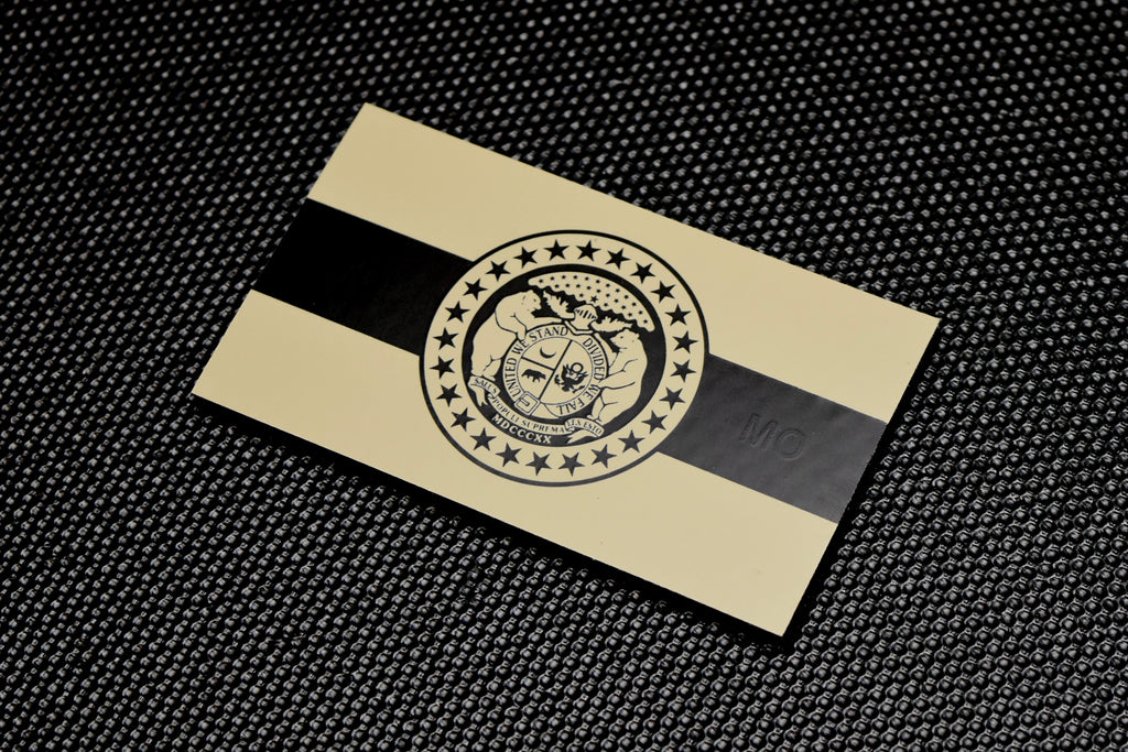 Infrared Missouri State Flag Patch