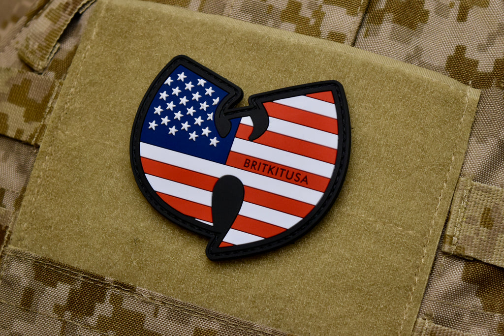 Wu Tang Stars & Stripes 3D PVC Morale Patch