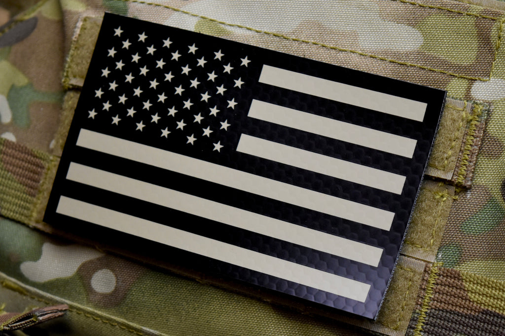 Large Infrared US Flag Patch